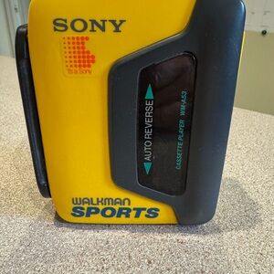 Sony Walkman Sports WM-A53 • Vintage Yellow • Water-Resistant